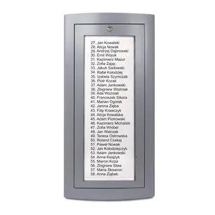 OP - LP P Moduł dużej listy informacyjnej do domofonow Elfon Optima, szary