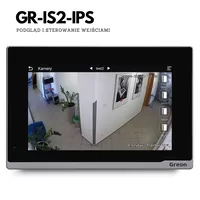 GR-OS10K(G) + GR-IS2 IPS + switch +3 breloki+ Tuya Wideodomofon WiFi IP Greon, Android10, z Tuya, 16 CCTV, zdjęcia, filmy, natynkowy, z szyfratorem, czytnik 125KHz i 13,56MHz, brama i furtka, czarny - 10
