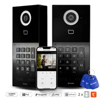 GR-OS10K(G) + GR-IS2 IPS + switch +3 breloki+ Tuya Wideodomofon WiFi IP Greon, Android10, z Tuya, 16 CCTV, zdjęcia, filmy, natynkowy, z szyfratorem, czytnik 125KHz i 13,56MHz, brama i furtka, czarny - 15