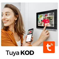 GR-OS10K(G) + GR-IS2 IPS + switch +3 breloki+ Tuya Wideodomofon WiFi IP Greon, Android10, z Tuya, 16 CCTV, zdjęcia, filmy, natynkowy, z szyfratorem, czytnik 125KHz i 13,56MHz, brama i furtka, czarny - 9