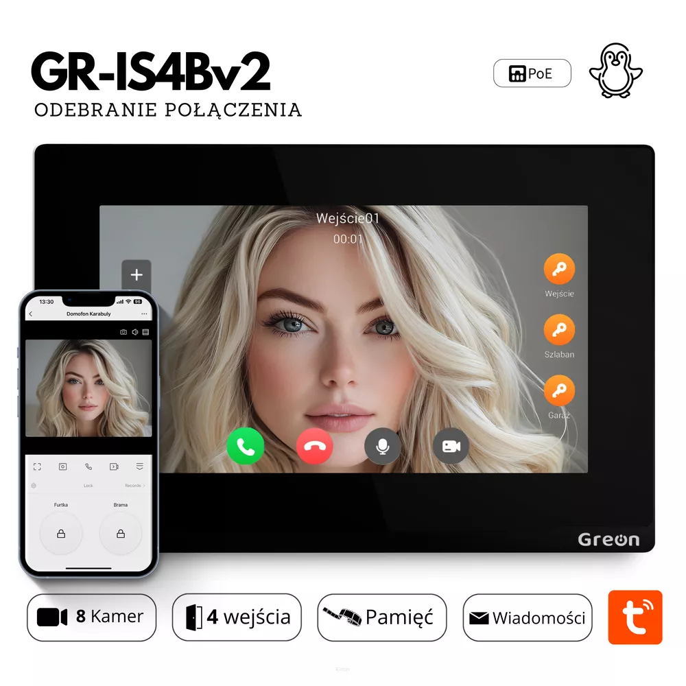 GR - IS4Bv2 Greon wideodomofon 7