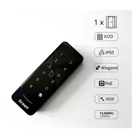 GR-KD-K Kontrola dostępu IP SIP Greon z szyfratorem, natynkowa ,obudowa aluminium abs szkło hartowane, 125KHz i 13,56MHz czarna - 4