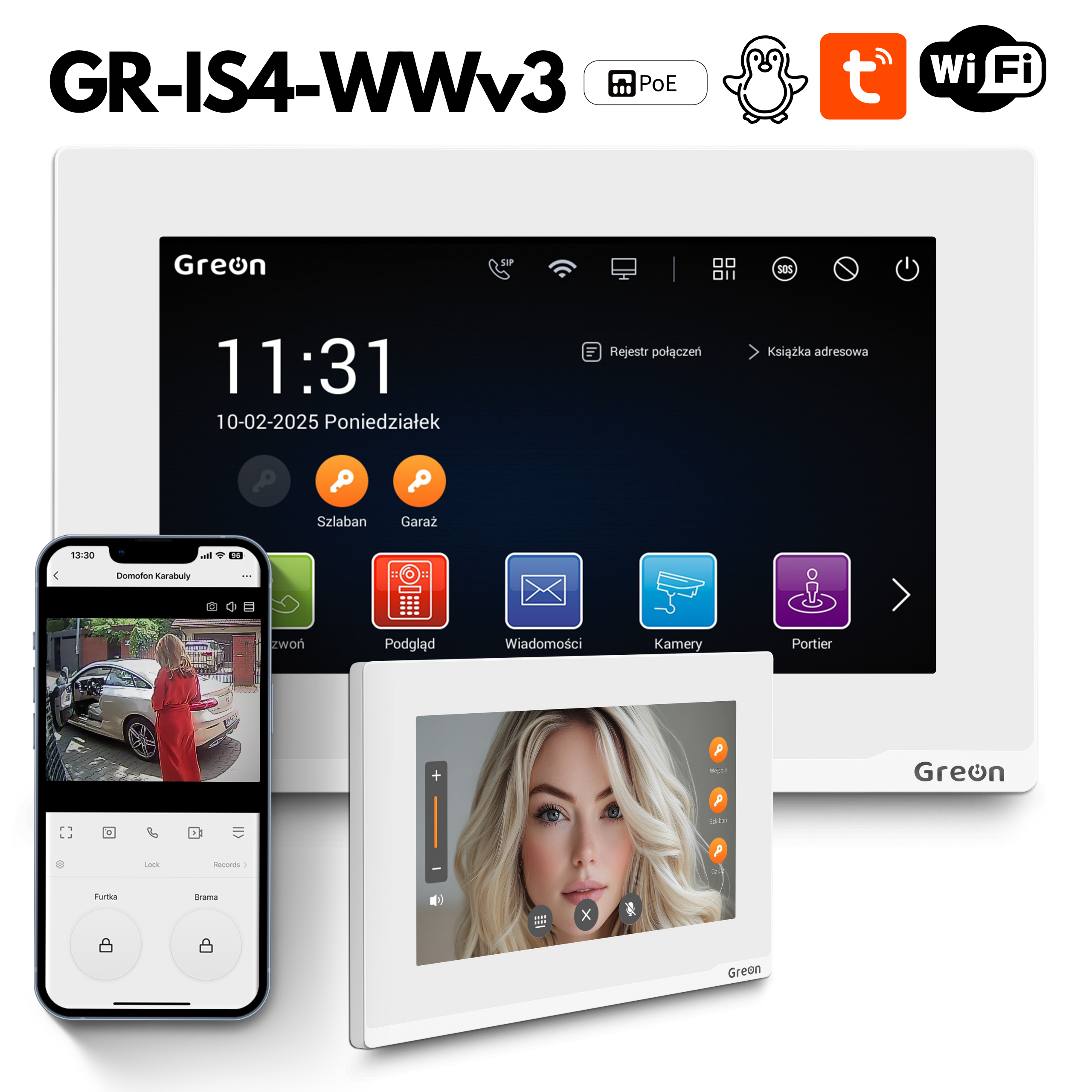 Wideodomofon GR-IS4wwv3 z wifi