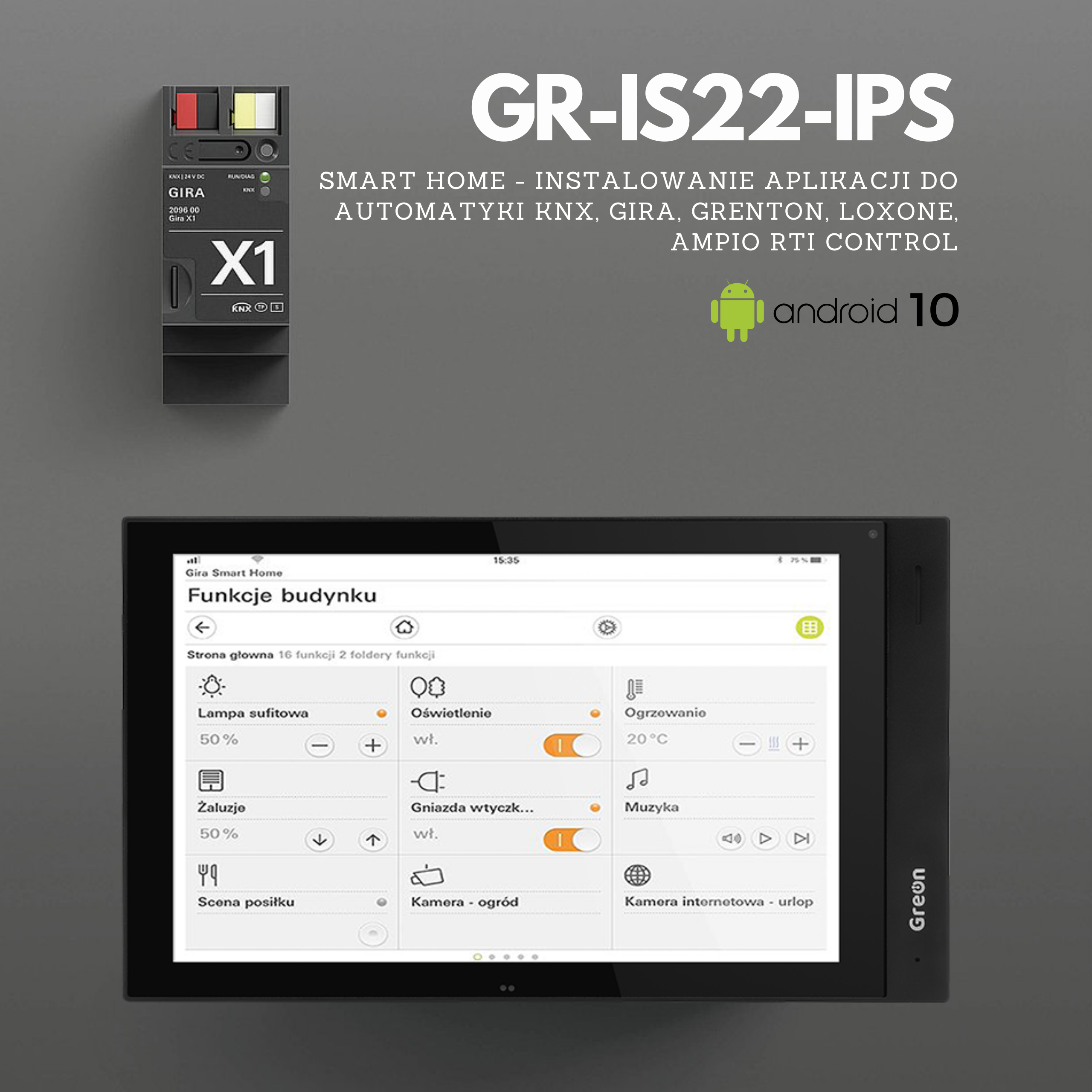 gr-is22 instalowanie aplikacji do smart home
